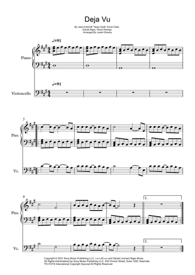 Deja Vu (arr. Josiel Oliveira)
