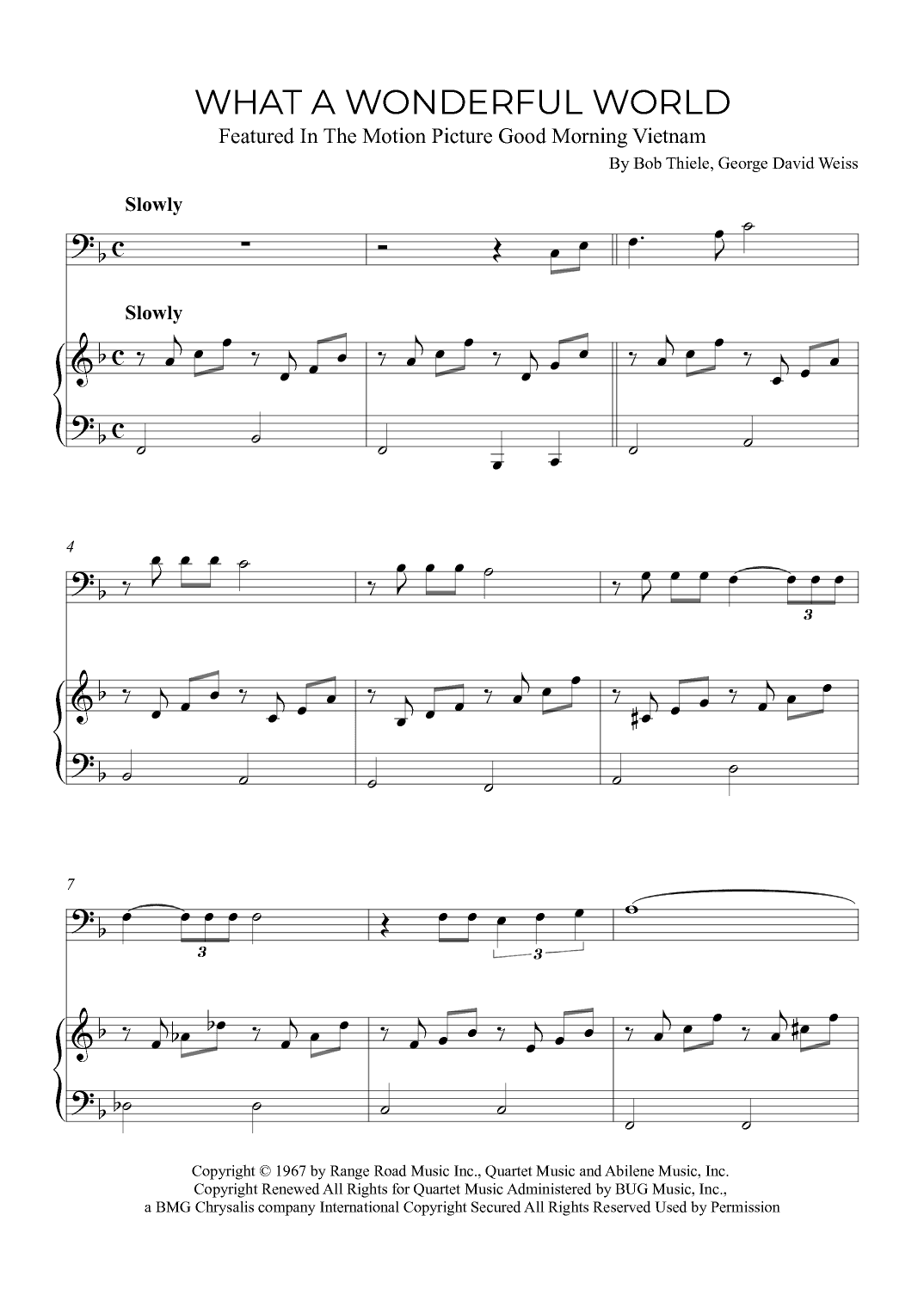 What A Wonderful World (arr. Alex Nunes Rodrigues)