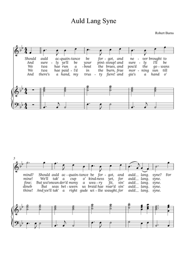 Auld Lang Syne (arr. Alex Nunes Rodrigues)