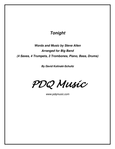 Tonight (arr. David Kolinski-Schultz)