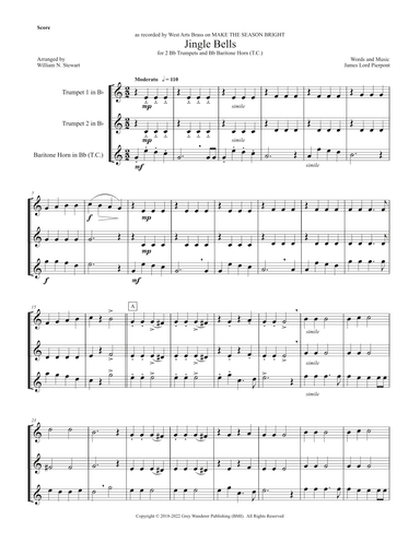 Jingle Bells (arr. Will Stewart)
