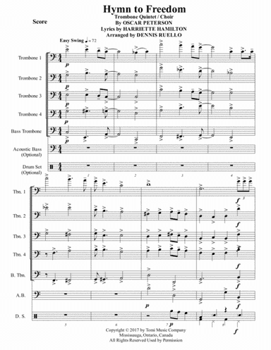 Hymn To Freedom (arr. Dennis Ruello)