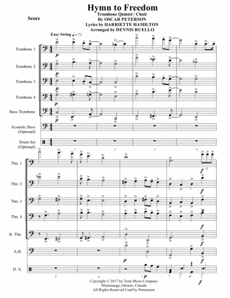 Hymn To Freedom (arr. Dennis Ruello)