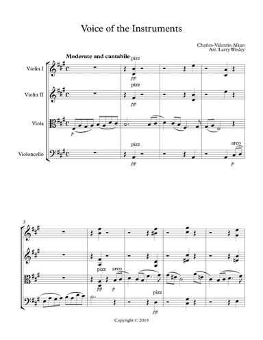 Voice of the Instruments (arr. Larry Wesley)