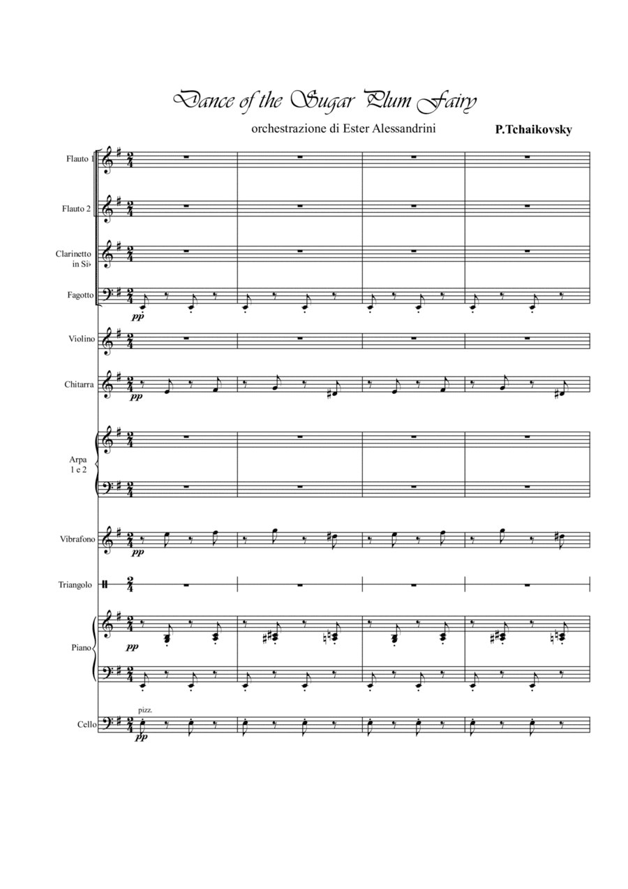 The Nutcracker: Dance of the Sugar Plum Fairy (arr. Ester Alessandrini)