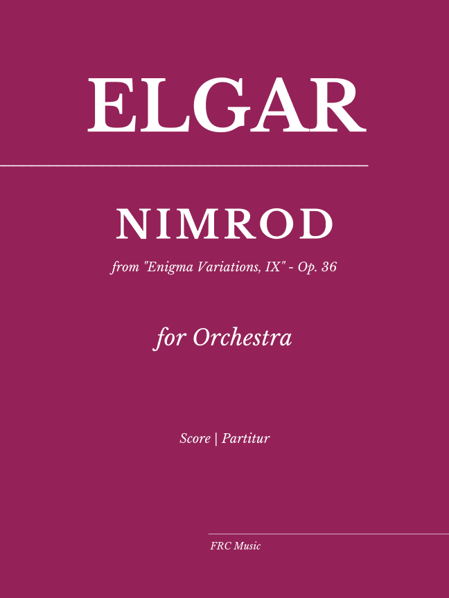 "Nimrod" from 'Enigma Variations', n. IX, Op. 36 (for Orchestra) (arr. Flavio Regis Cunha)