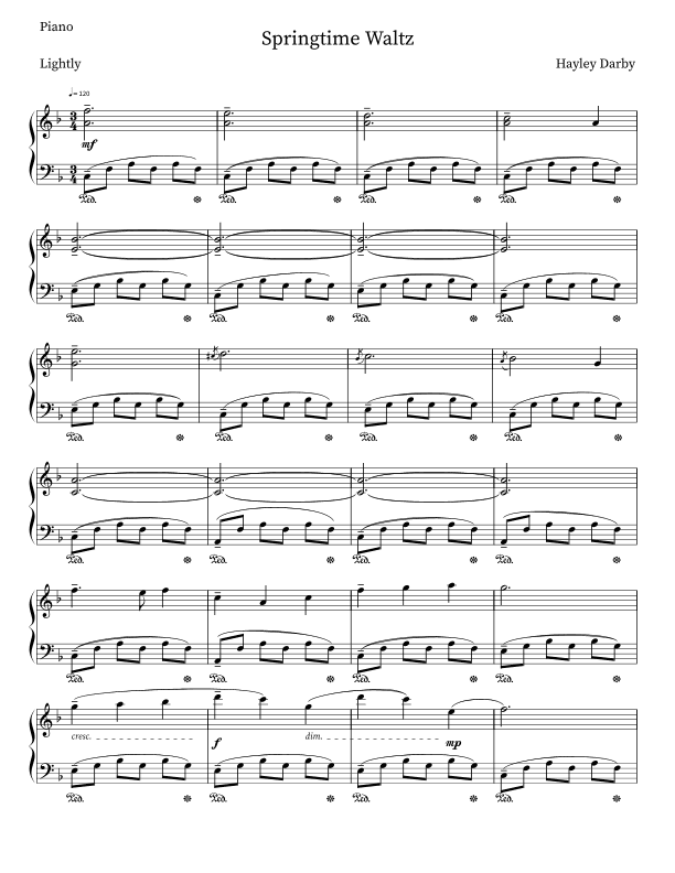 Springtime waltz
