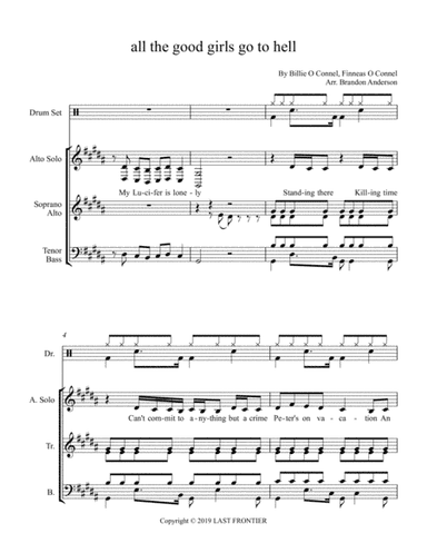All The Good Girls Go To Hell (arr. Brandon Anderson)