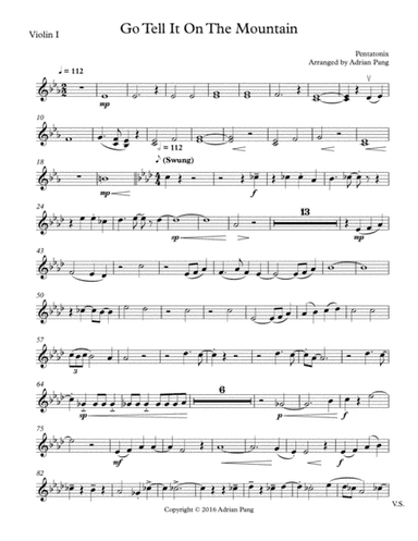 Go Tell It On The Mountain (arr. Pentatonix, Adrian Pang)