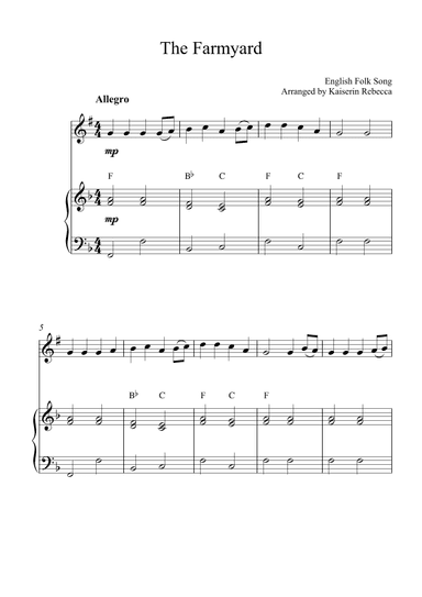 The Farmyard (arr. Kaiserin Rebecca)