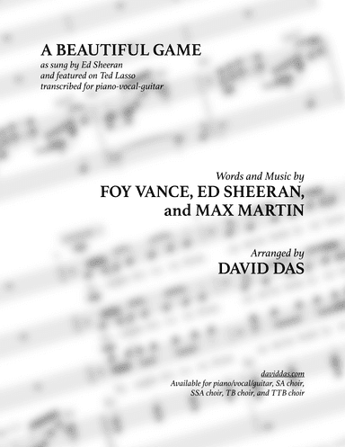 A Beautiful Game (arr. David Das)