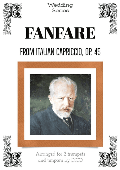 Fanfare (Italian Capriccio) for 2 trumpets and timpani (arr. Dico)