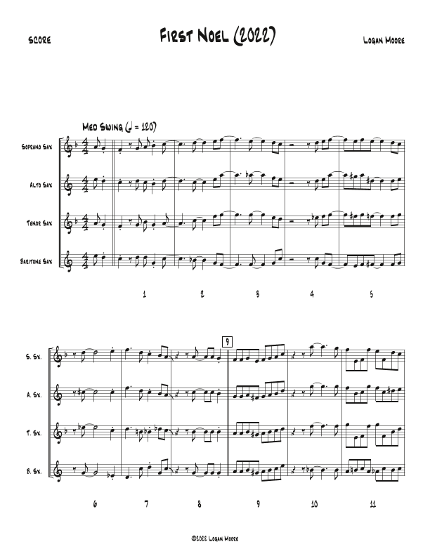 The First Noel (2022) (arr. Logan Moore)