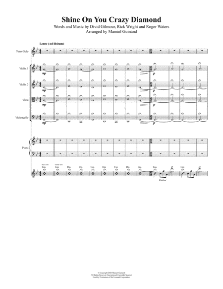 Shine On You Crazy Diamond (parts 1-5) (arr. Manuel Guinand)