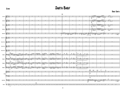 Santa Baby for Jazz Band (arr. Anon.)
