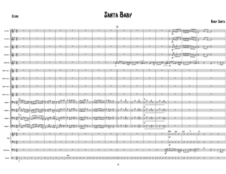 Santa Baby for Jazz Band (arr. Anon.)