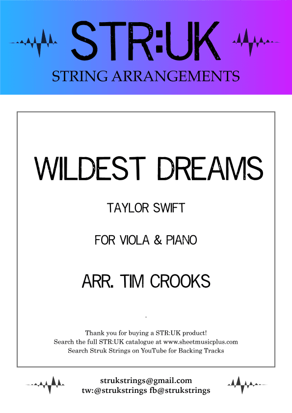Wildest Dreams (arr. Tim Crooks)