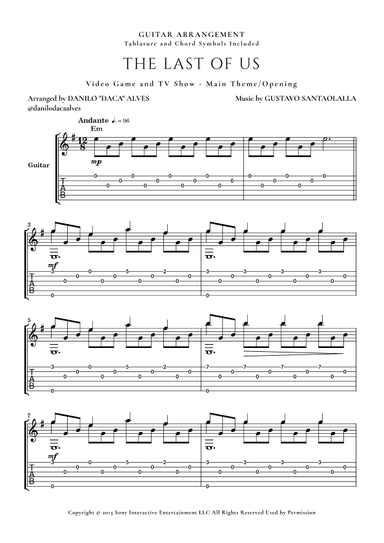 The Last Of Us (arr. Danilo "Daca" Alves)