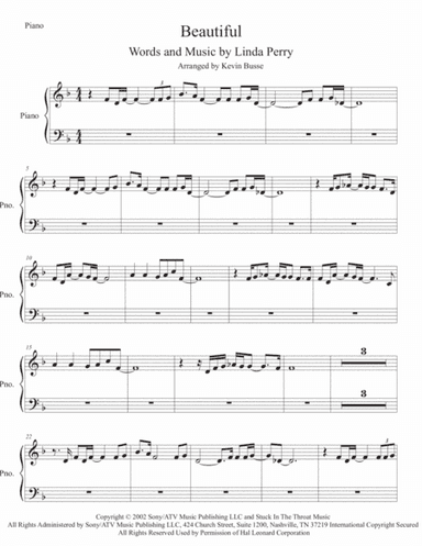 Beautiful (arr. Kevin Busse)