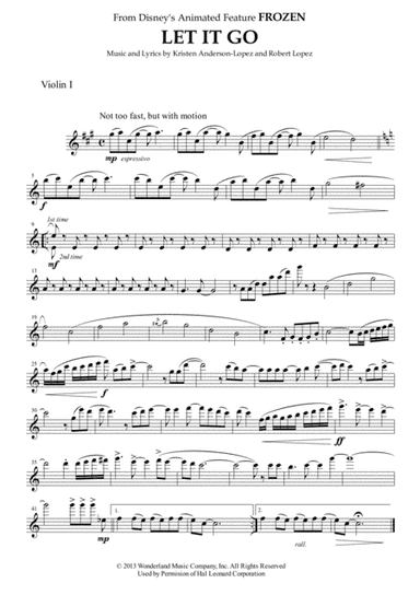 Let It Go (from Frozen) (arr. Diego Marani)