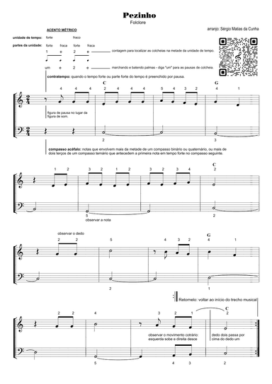 Pezinho - Fase1 (arr. Sérgio Matias da Cunha)