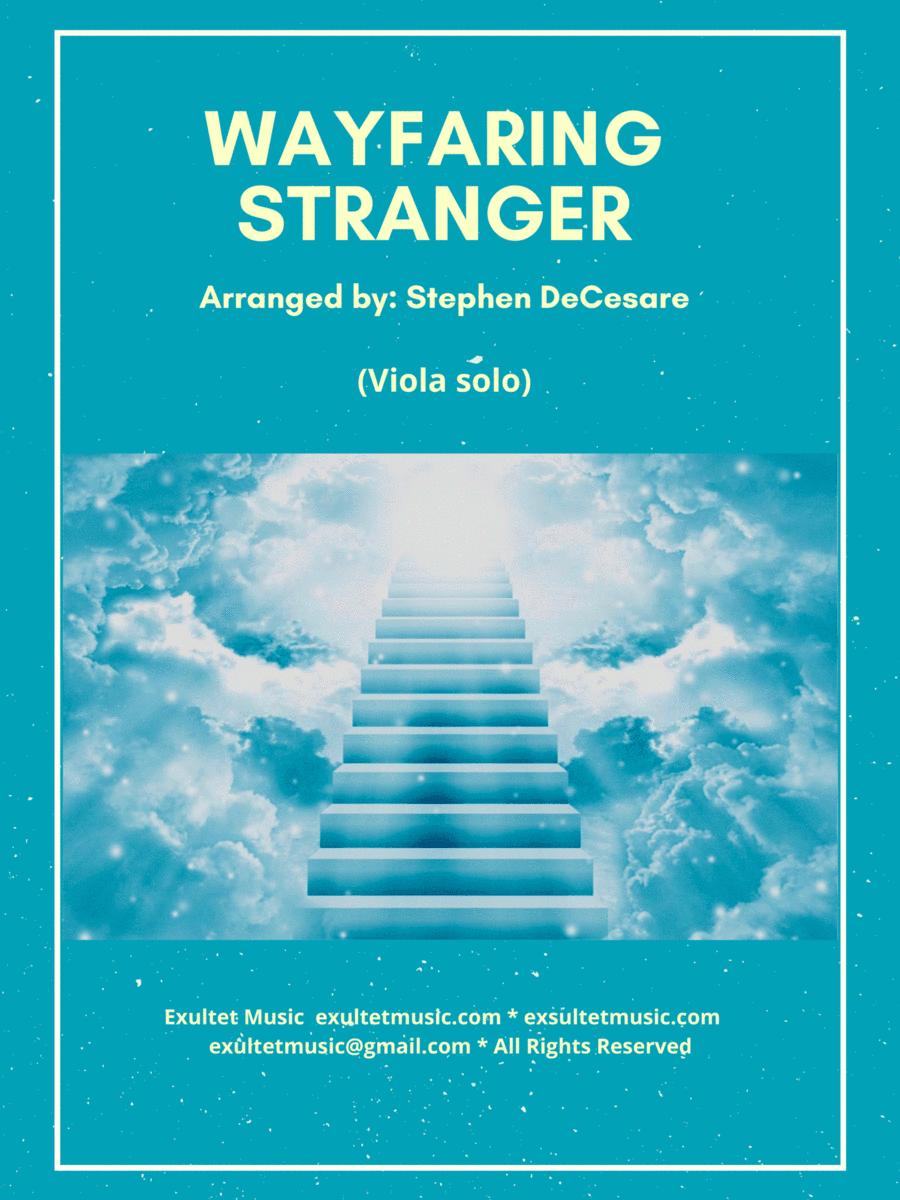 Wayfaring Stranger (Viola solo and Piano) (arr. Stephen DeCesare)