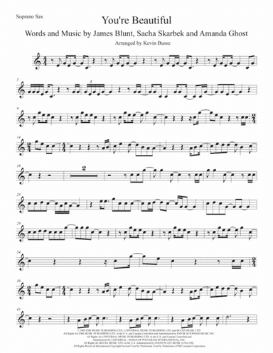 You're Beautiful (arr. Kevin Busse)