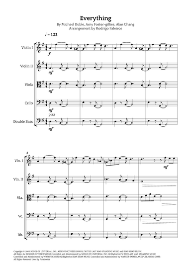 Everything (arr. Rodrigo Faleiros)