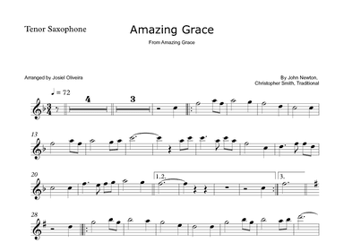 Amazing Grace (arr. Josiel Oliveira)