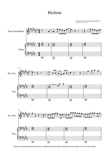 Bichota (arr. André Laitano)