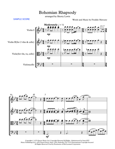 Bohemian Rhapsody (arr. Sherry Lewis)