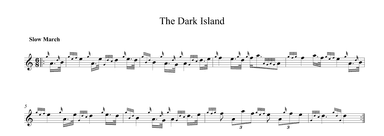 The Dark Island For Bagpipes (arr. Martin Hay)