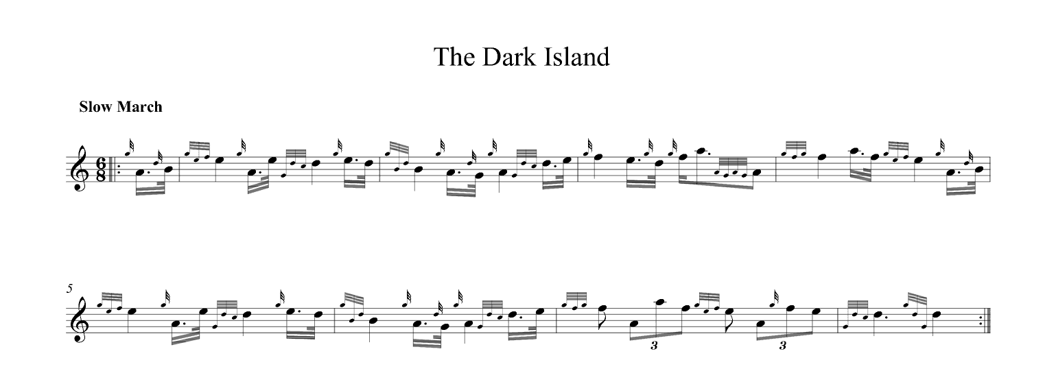 The Dark Island For Bagpipes (arr. Martin Hay)