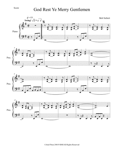 God Rest Ye Merry Gentlemen (arr. Bob Siebert)
