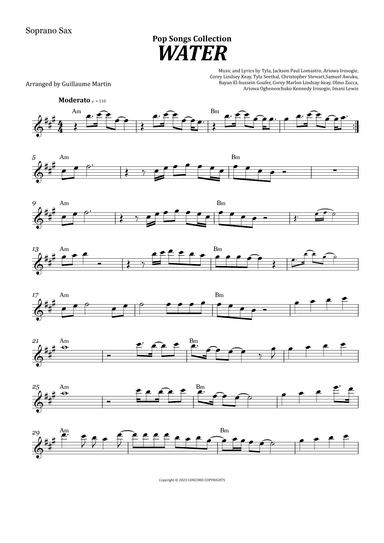 Water (arr. Guillaume Martin)
