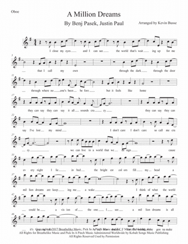 A Million Dreams (arr. Kevin Busse)