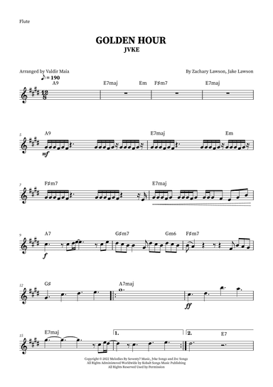 Golden Hour (arr. Valdir Maia)