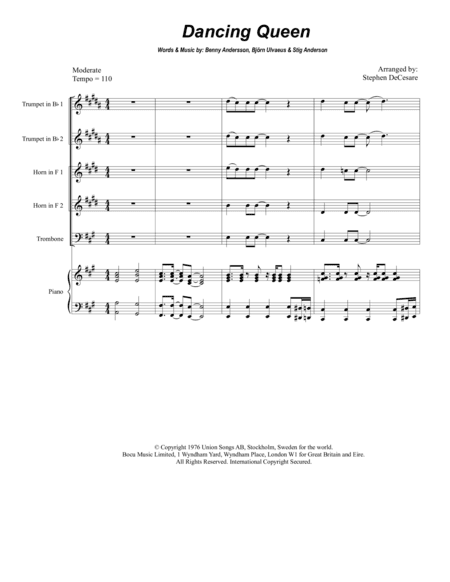 Dancing Queen (arr. Stephen DeCesare)