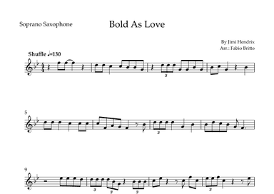 Bold As Love (arr. Fabio Britto)