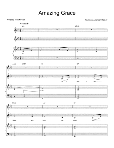 Amazing Grace (arr. Music Merchant)