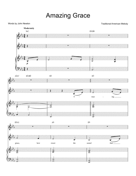 Amazing Grace (arr. Music Merchant)