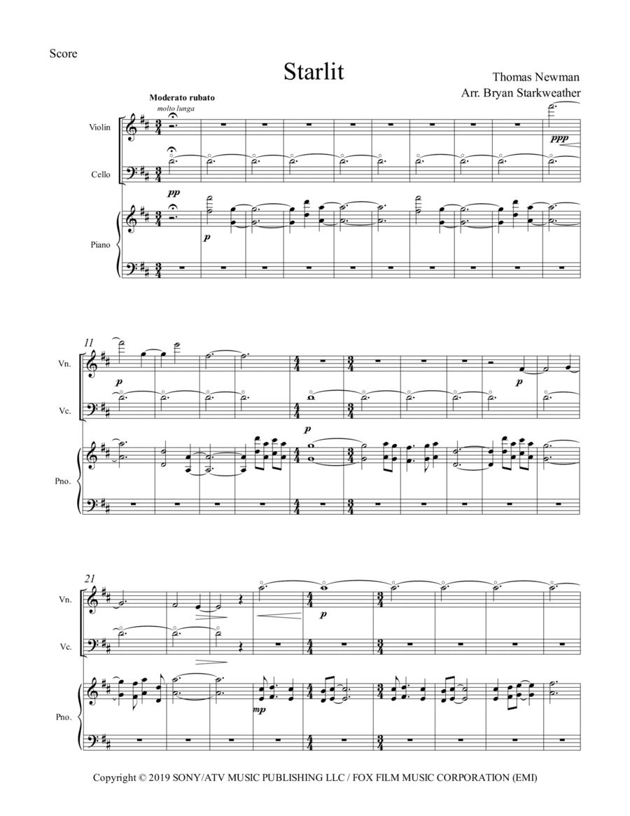 Starlit (arr. Bryan Starkweather)