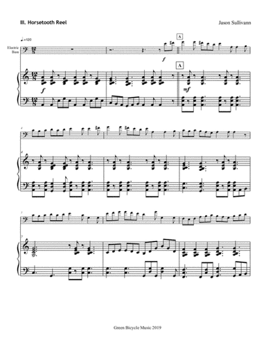 Sonata for Electric Bass and Piano - 3rd Mvt. only