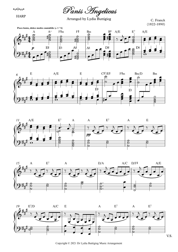 Panis Angelicus (arr. Dr Lydia Buttigieg)