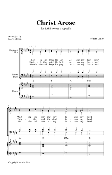 Christ Arose (arr. Márcio Silva)