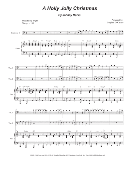A Holly Jolly Christmas (arr. Stephen DeCesare)