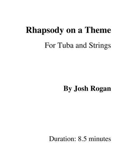 Rhapsody on a Theme for Tuba and Strings