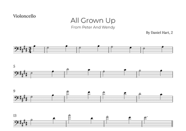 All Grown Up (arr. Alex Nunes Rodrigues)