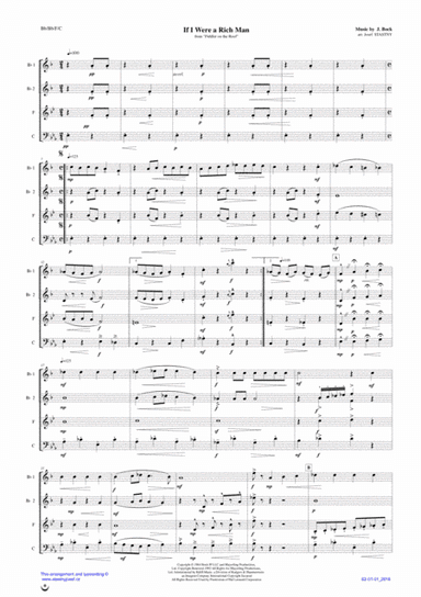 If I Were A Rich Man (arr. Josef  STASTNY)