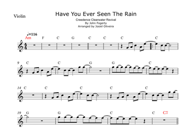 Have You Ever Seen The Rain? (arr. Josiel Oliveira)